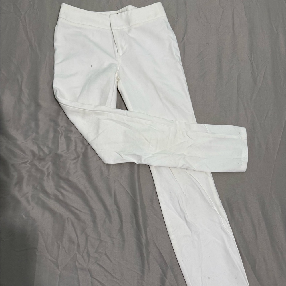 Forever 21 Ivory Slim Trousers